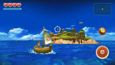 Captura de tela de Oceanhorn 1