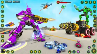 Captura de tela de Bull Robot Car Game: Robot Game 3