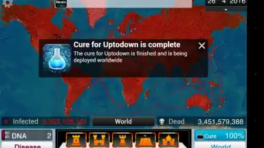 Captura de tela de Plague Inc 3