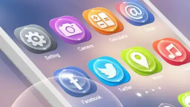 Captura de tela de Clean GO Launcher Theme 5