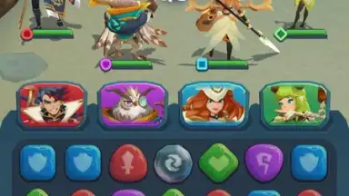 Captura de tela de Valiant Tales: Puzzle RPG 1