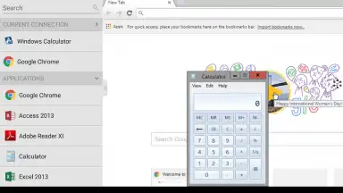 Captura de tela de VMware Horizon Client 8