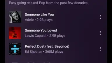 Captura de tela de YouTube Music (Android TV) 15