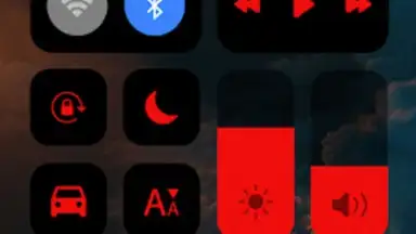 Captura de tela de Wow Red Black Theme, Icon Pack 4