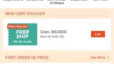 Captura de tela de Shopee VN 1