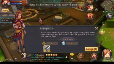 Captura de tela de Starry Fantasy Online 4