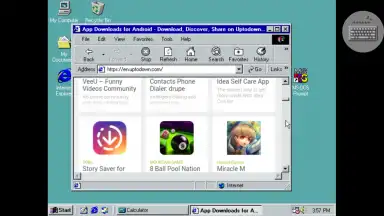 Captura de tela de Win 98 Simulator 1