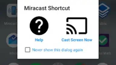 Captura de tela de Miracast Shortcut 7