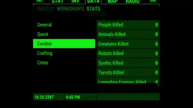 Captura de tela de Fallout Pip-Boy 3