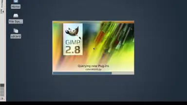Captura de tela de GIMP Inkscape 7