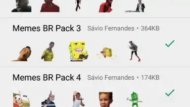 Captura de tela de Brazil Funny Memes - Stickers Whatsapp 4