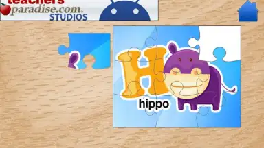 Captura de tela de Kids ABCs Jigsaw Puzzles 1