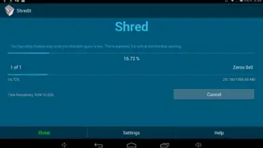 Captura de tela de ShredIt Mobile 4