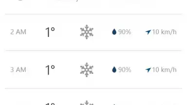Captura de tela de MSN Weather - Forecast and Maps 1