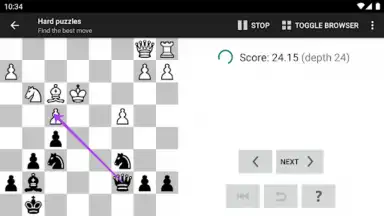Captura de tela de Chess Tactics Pro 14
