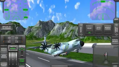 Captura de tela de Turboprop Flight Simulator 18