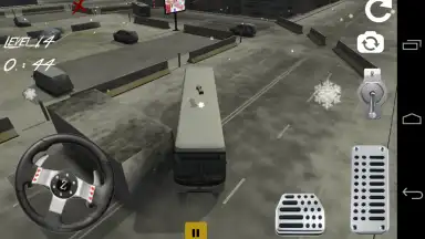 Captura de tela de Car Parking Winter 3D 6