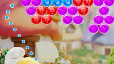 Captura de tela de Smurfs Bubble Story 1