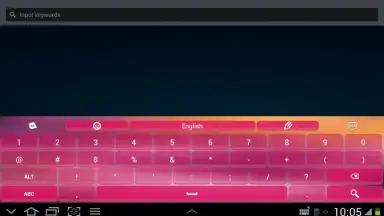 Captura de tela de Pink Keyboard 2