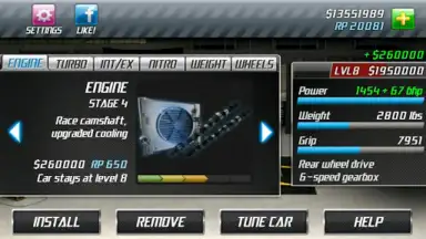 Captura de tela de Drag Racing 6