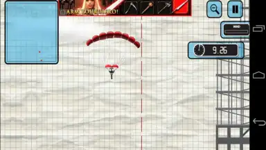 Captura de tela de Stickman Base Jumper 2