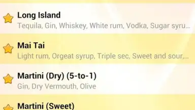 Captura de tela de 8,500 Drink Recipes Free 14