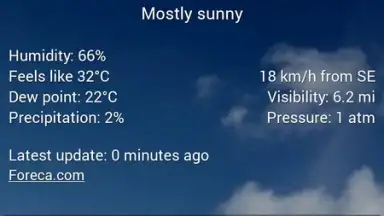 Captura de tela de Digital Clock & World Weather 12