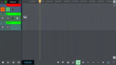 Captura de tela de n-Track Studio 1
