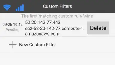 Captura de tela de NoRoot Firewall 2