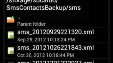 Captura de tela de Super Backup: SMS and Contacts 2