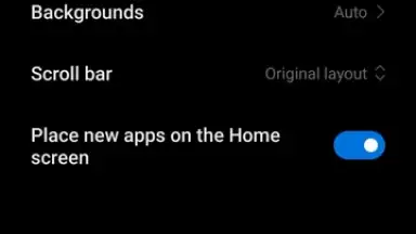 Captura de tela de Xiaomi System Launcher 10