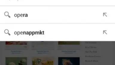 Captura de tela de Opera Browser 15
