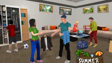 Captura de tela de Virtual Family Summer Vacation 3