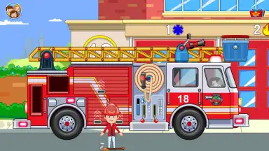 Captura de tela de My Town : Firestation Free 2