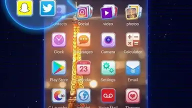 Captura de tela de C Launcher 3D 2