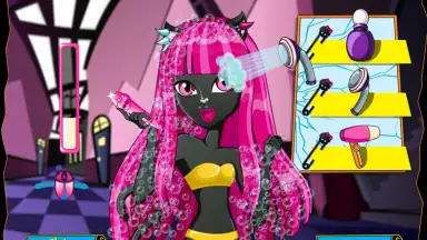 Captura de tela de Monster Catty Noir Hair Salon 3