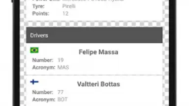 Captura de tela de Formula Race Calendar 5