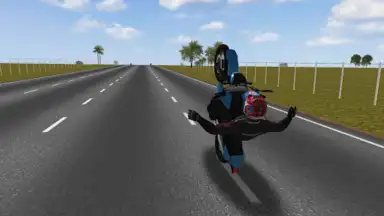 Captura de tela de Moto Wheelie 3D 5
