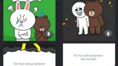 Captura de tela de LINE Card 2