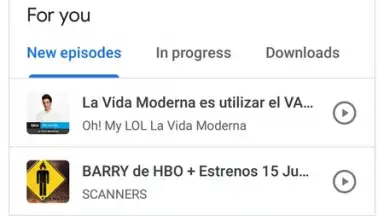 Captura de tela de Google Podcasts 7