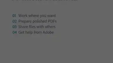 Captura de tela de Adobe Acrobat Reader 1
