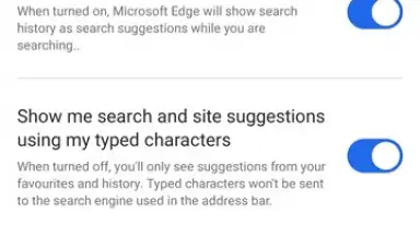 Captura de tela de Microsoft Edge Beta 12