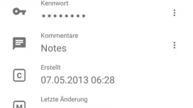 Captura de tela de Keepass2Android 5