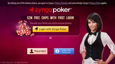 Captura de tela de Zynga Poker 4