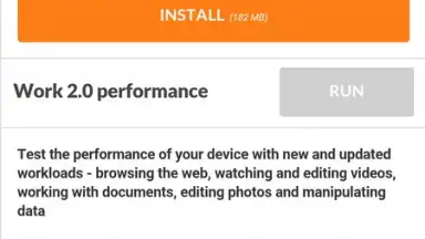 Captura de tela de PCMark 8