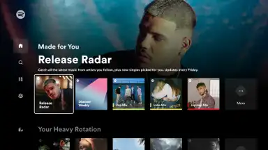 Captura de tela de Spotify for Android TV 5