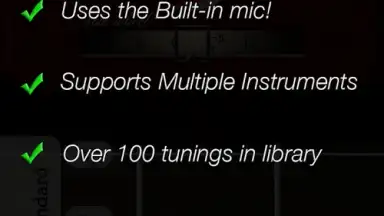 Captura de tela de Pro Guitar Tuner 1