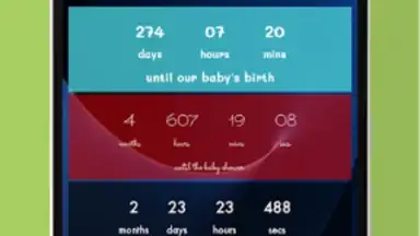 Captura de tela de Baby Countdown 8