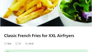 Captura de tela de Kitchen+ Airfryer recipes 9