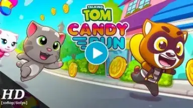 Captura de tela de Talking Tom Candy Run 1